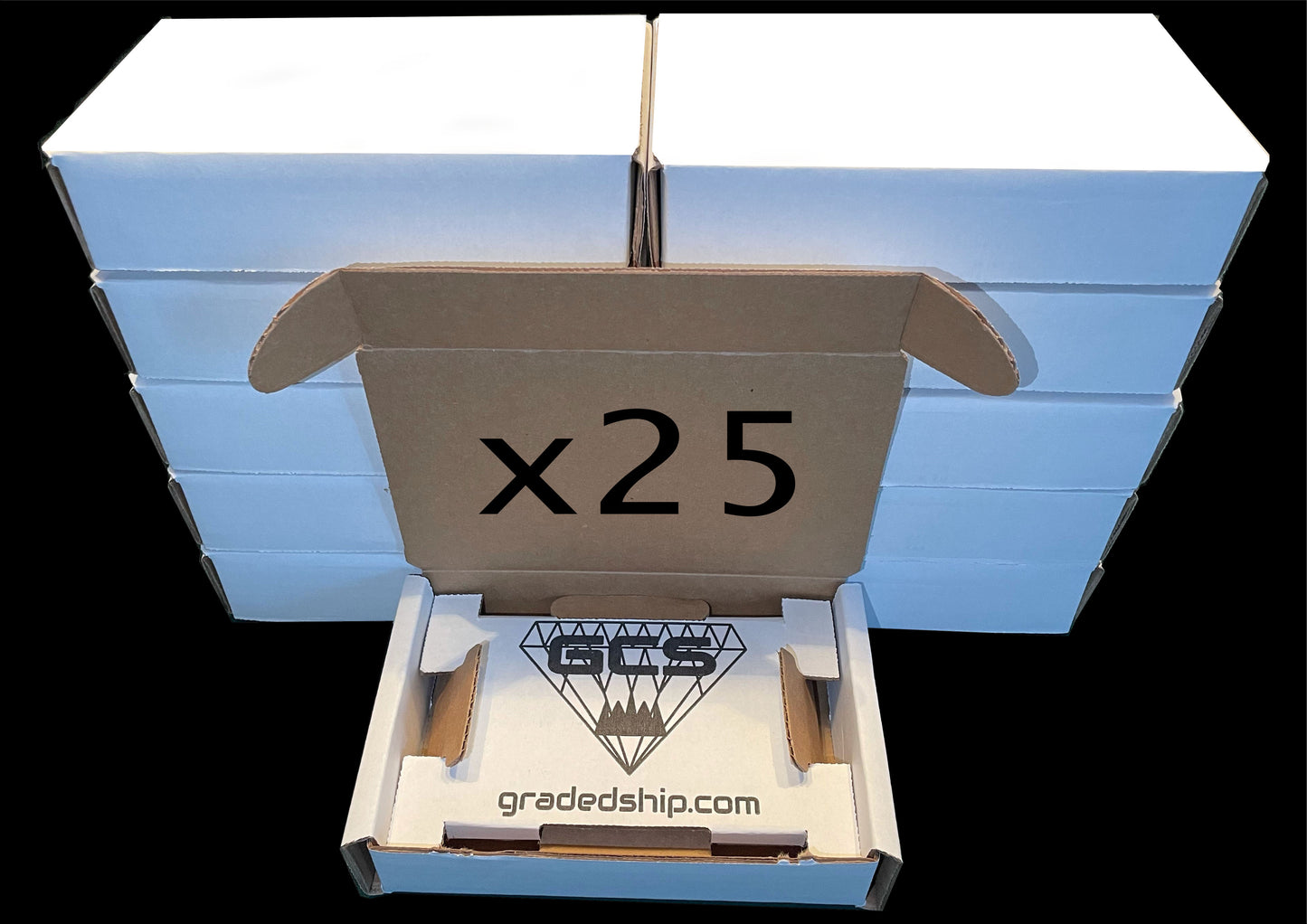 ASSEMBLED Graded Card Shipping Box