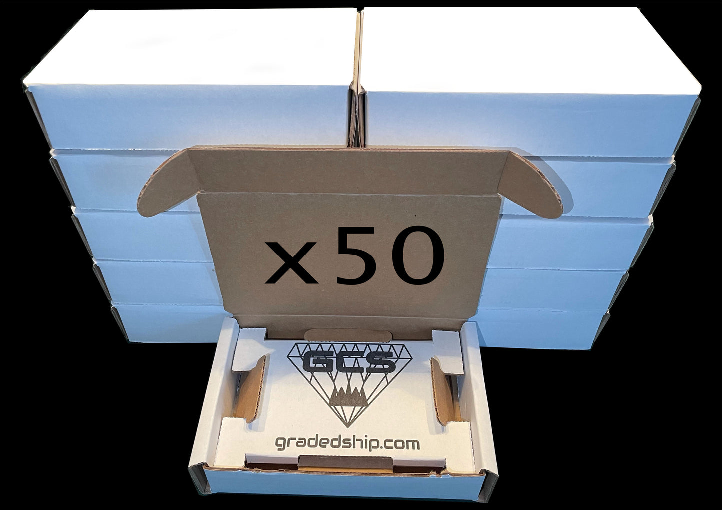 ASSEMBLED Graded Card Shipping Box